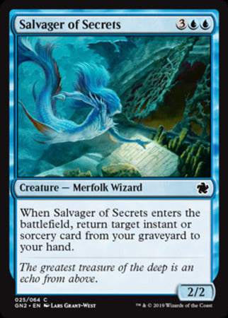 Salvager of Secrets [Game Night 2019] | Cracking-Singles