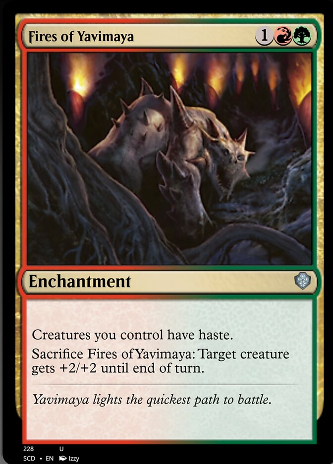 Fires of Yavimaya [Starter Commander Decks] | Cracking-Singles