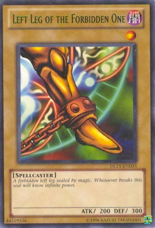 Left Leg of the Forbidden One (Green) [DL11-EN003] Rare | Cracking-Singles