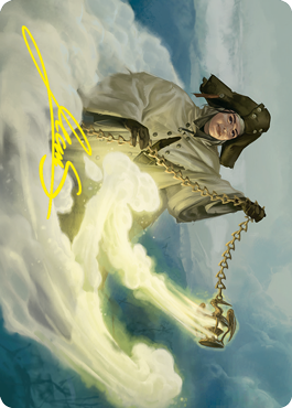 Traveling Minister Art Card (Gold-Stamped Signature) [Innistrad: Crimson Vow Art Series] | Cracking-Singles