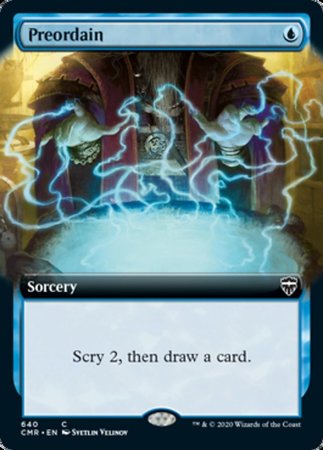 Preordain (Extended Art) [Commander Legends] | Cracking-Singles