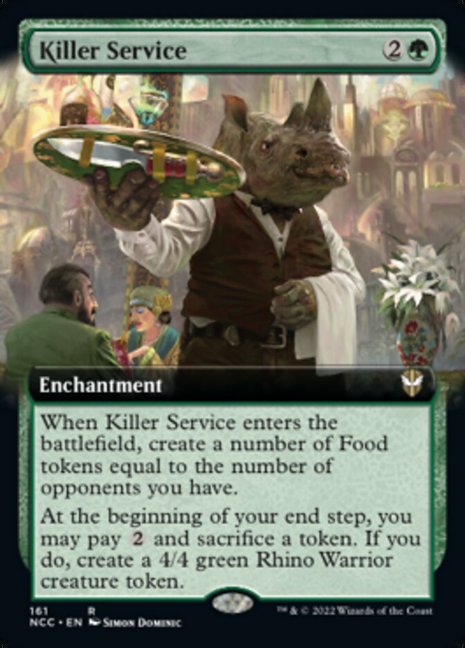 Killer Service (Extended Art) [Streets of New Capenna Commander] | Cracking-Singles