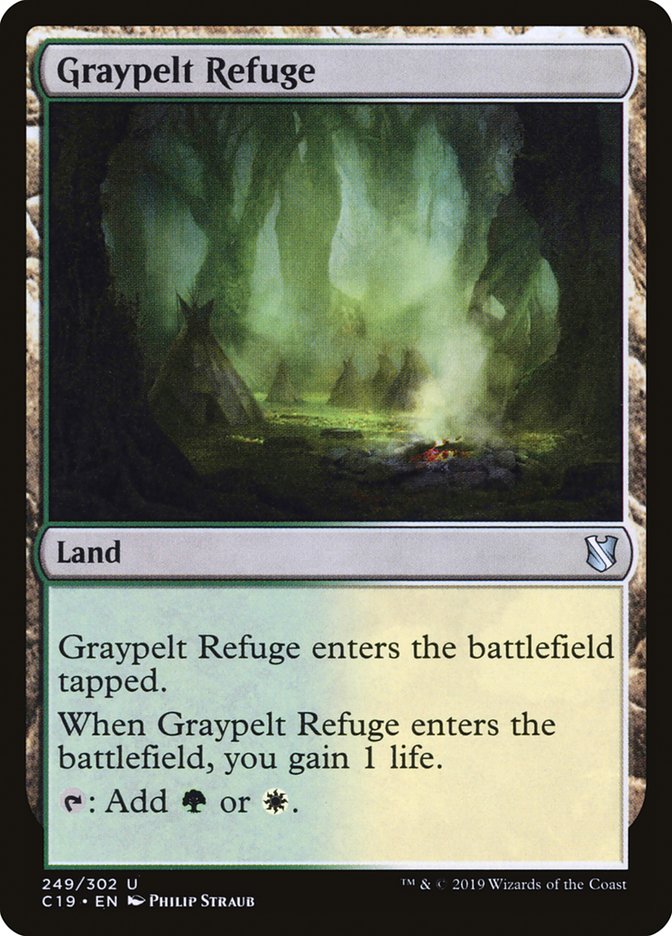 Graypelt Refuge [Commander 2019] | Cracking-Singles