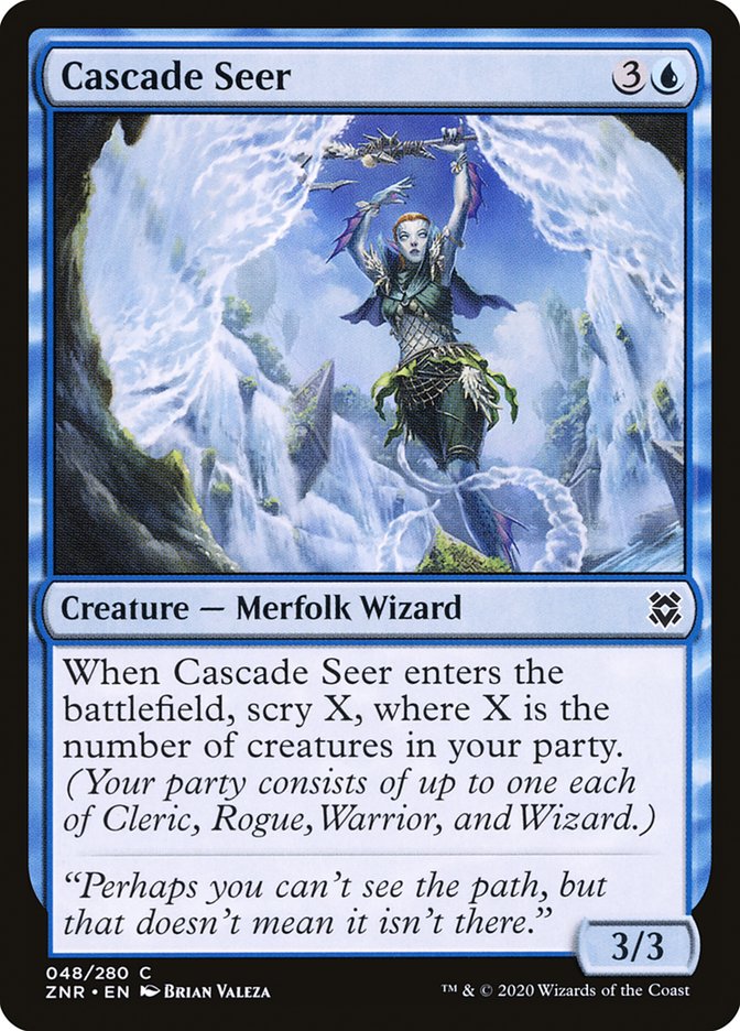 Cascade Seer [Zendikar Rising] | Cracking-Singles