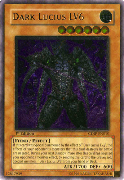 Dark Lucius LV6 [CDIP-EN010] Ultimate Rare | Cracking-Singles