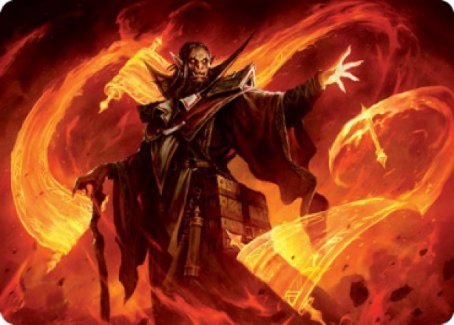 Plargg, Dean of Chaos Art Card [Strixhaven: School of Mages Art Series] | Cracking-Singles