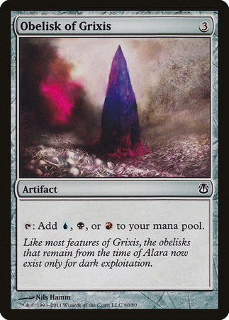 Obelisk of Grixis [Duel Decks: Ajani vs. Nicol Bolas] | Cracking-Singles