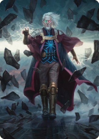 Urza, Planeswalker Art Card [The Brothers' War Art Series] | Cracking-Singles