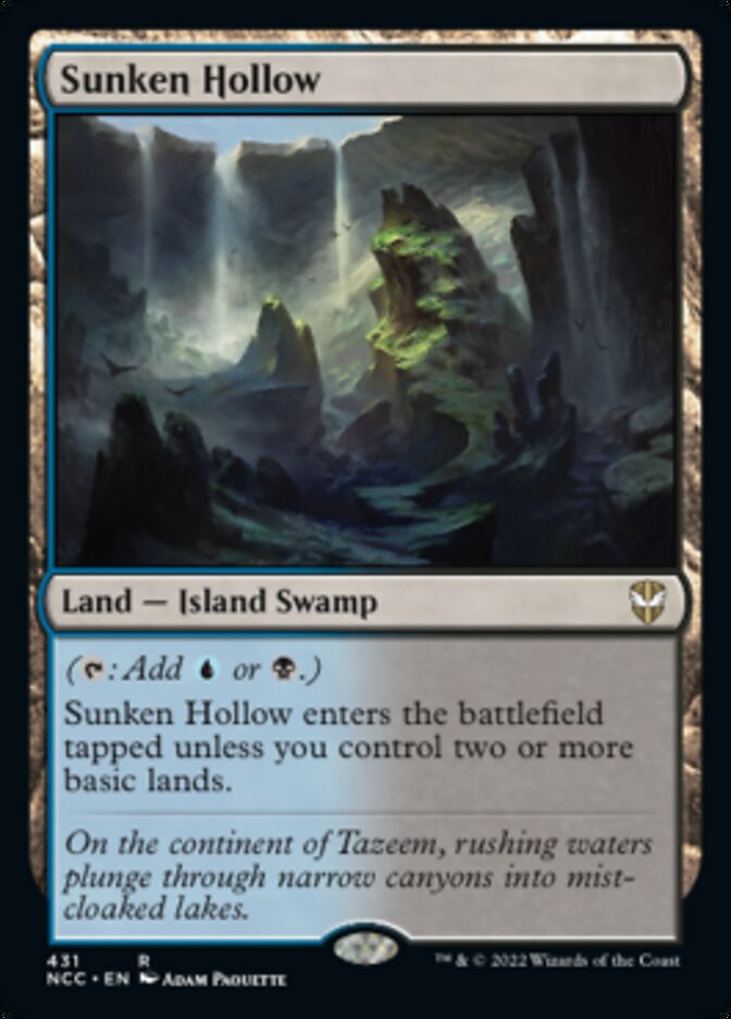 Sunken Hollow [Streets of New Capenna Commander] | Cracking-Singles