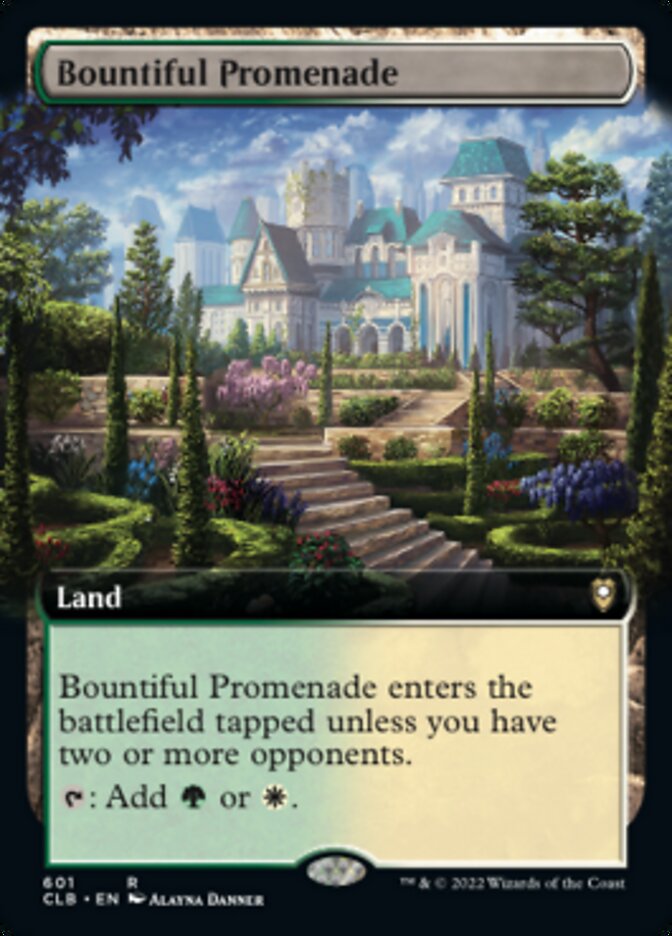 Bountiful Promenade (Extended Art) [Commander Legends: Battle for Baldur's Gate] | Cracking-Singles