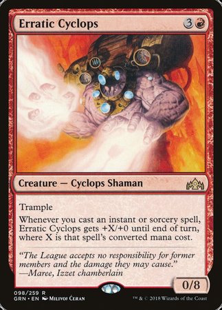 Erratic Cyclops [Guilds of Ravnica] | Cracking-Singles