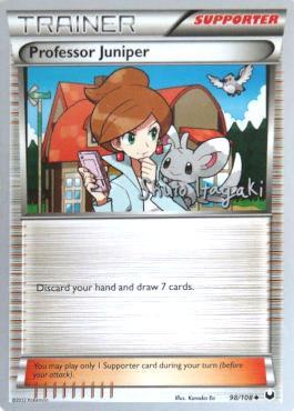 Professor Juniper (98/108) (Terraki-Mewtwo - Shuto Itagaki) [World Championships 2012] | Cracking-Singles