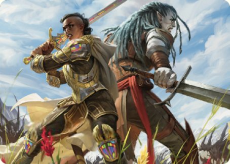Join Forces Art Card [Dominaria United Art Series] | Cracking-Singles