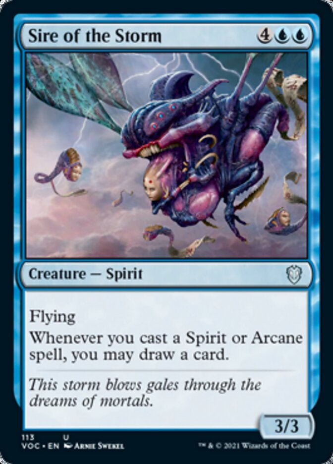 Sire of the Storm [Innistrad: Crimson Vow Commander] | Cracking-Singles