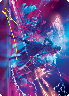Prismari Command Art Card (Gold-Stamped Signature) [Strixhaven: School of Mages Art Series] | Cracking-Singles
