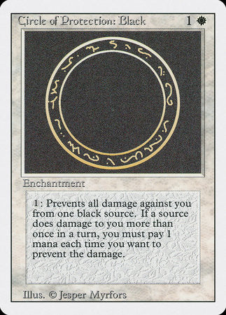 Circle of Protection: Black [Revised Edition] | Cracking-Singles