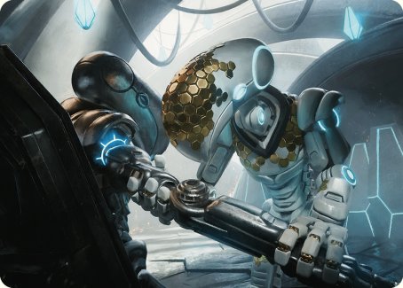 Myr Kinsmith Art Card [Phyrexia: All Will Be One Art Series] | Cracking-Singles