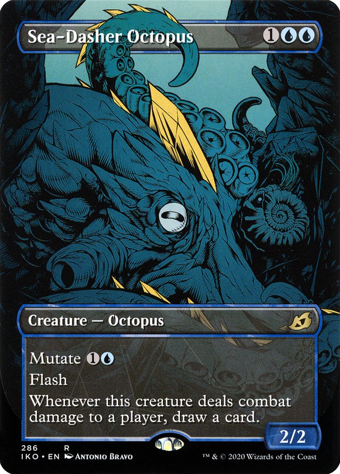Sea-Dasher Octopus (Showcase) [Ikoria: Lair of Behemoths] | Cracking-Singles