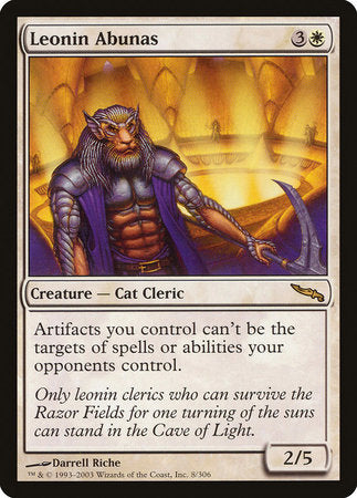 Leonin Abunas [Mirrodin] | Cracking-Singles