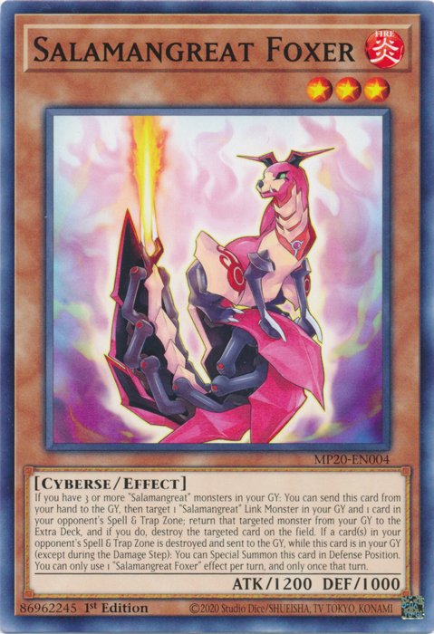 Salamangreat Foxer [MP20-EN004] Common | Cracking-Singles