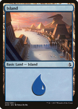 Island (258) [Amonkhet] | Cracking-Singles