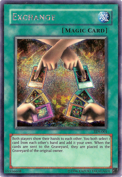Exchange [EDS-001] Secret Rare | Cracking-Singles
