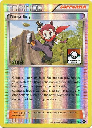 Ninja Boy (103/114) (League Promo Staff) [XY: Steam Siege] | Cracking-Singles