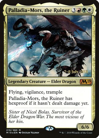 Palladia-Mors, the Ruiner [Core Set 2019 Promos] | Cracking-Singles