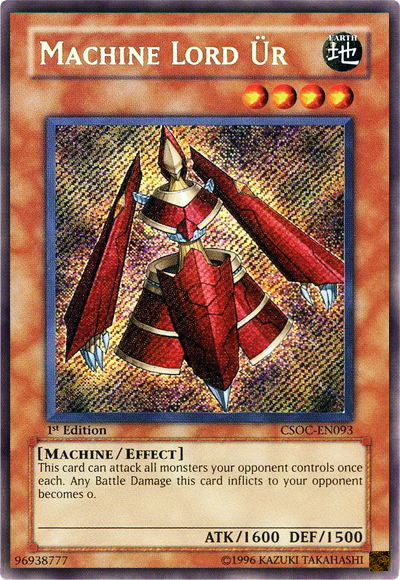 Machine Lord Ur [CSOC-EN093] Secret Rare | Cracking-Singles