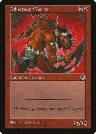 Minotaur Warrior [Portal] | Cracking-Singles