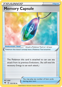 Memory Capsule (155/185) [Sword & Shield: Vivid Voltage] | Cracking-Singles