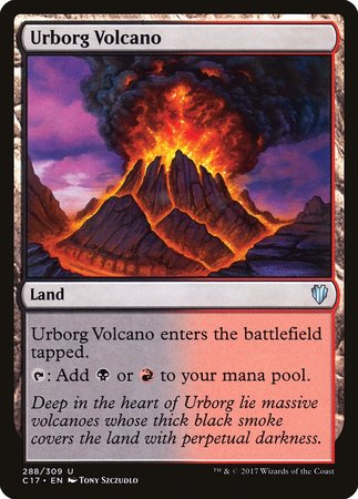 Urborg Volcano [Commander 2017] | Cracking-Singles