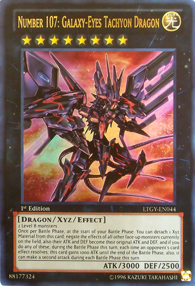 Number 107: Galaxy-Eyes Tachyon Dragon [LTGY-EN044] Ultra Rare | Cracking-Singles