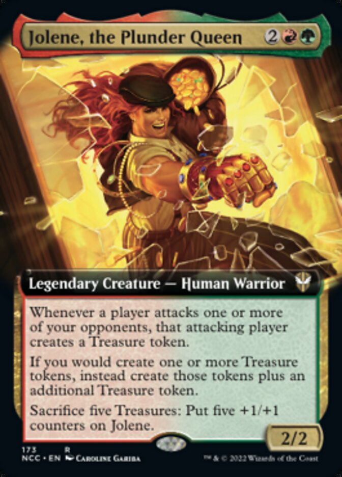 Jolene, the Plunder Queen (Extended Art) [Streets of New Capenna Commander] | Cracking-Singles