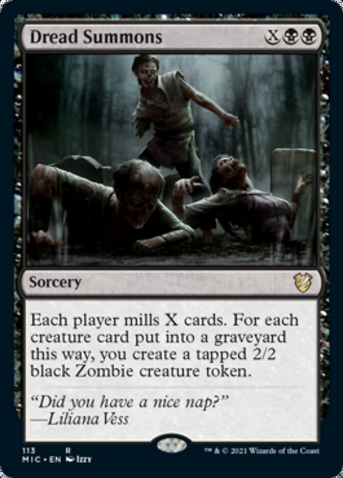 Dread Summons [Innistrad: Midnight Hunt Commander] | Cracking-Singles