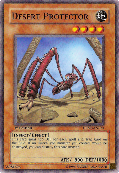Desert Protector [CRMS-EN034] Common | Cracking-Singles