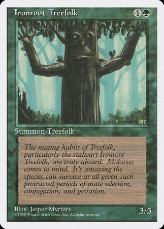 Ironroot Treefolk [Fourth Edition] | Cracking-Singles