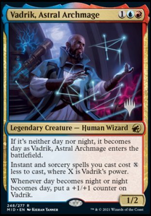 Vadrik, Astral Archmage (Promo Pack) [Innistrad: Midnight Hunt Promos] | Cracking-Singles