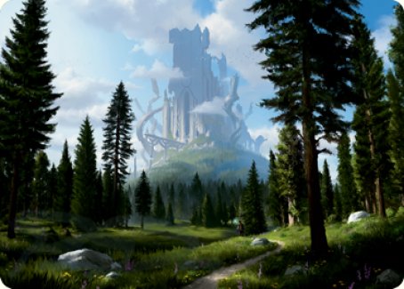 Forest (278) Art Card [Dungeons & Dragons: Adventures in the Forgotten Realms Art Series] | Cracking-Singles