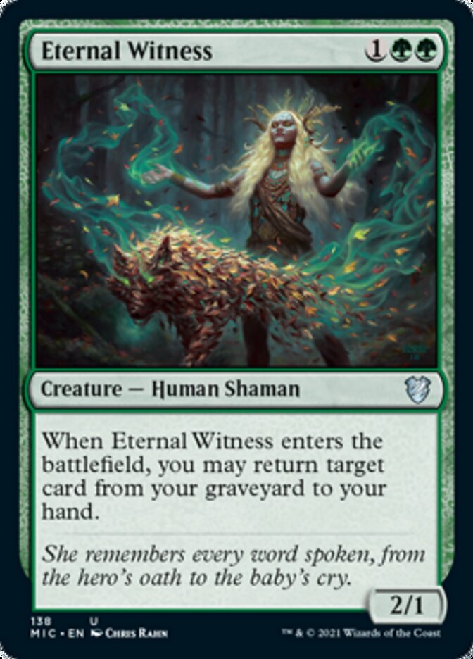 Eternal Witness [Innistrad: Midnight Hunt Commander] | Cracking-Singles