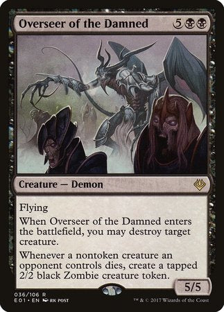 Overseer of the Damned [Archenemy: Nicol Bolas] | Cracking-Singles