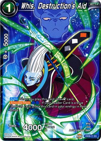 Whis, Destruction's Aid [EX06-11] | Cracking-Singles