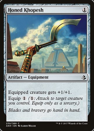 Honed Khopesh [Amonkhet] | Cracking-Singles