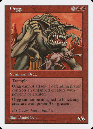 Orgg [Fifth Edition] | Cracking-Singles