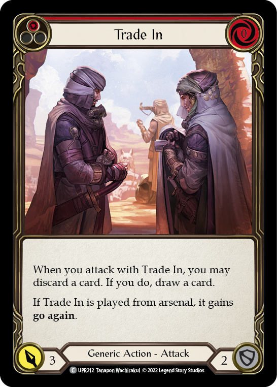 Trade In (Red) [UPR212] (Uprising)  Rainbow Foil | Cracking-Singles