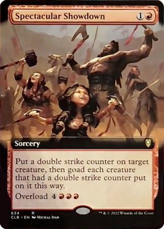 Spectacular Showdown (Extended Art) [Commander Legends: Battle for Baldur's Gate] | Cracking-Singles
