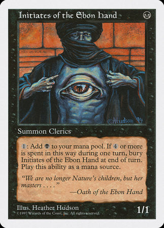 Initiates of the Ebon Hand [Fifth Edition] | Cracking-Singles