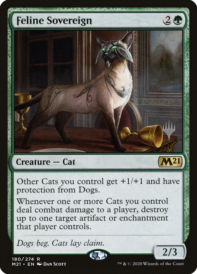 Feline Sovereign (Promo Pack) [Core Set 2021 Promos] | Cracking-Singles