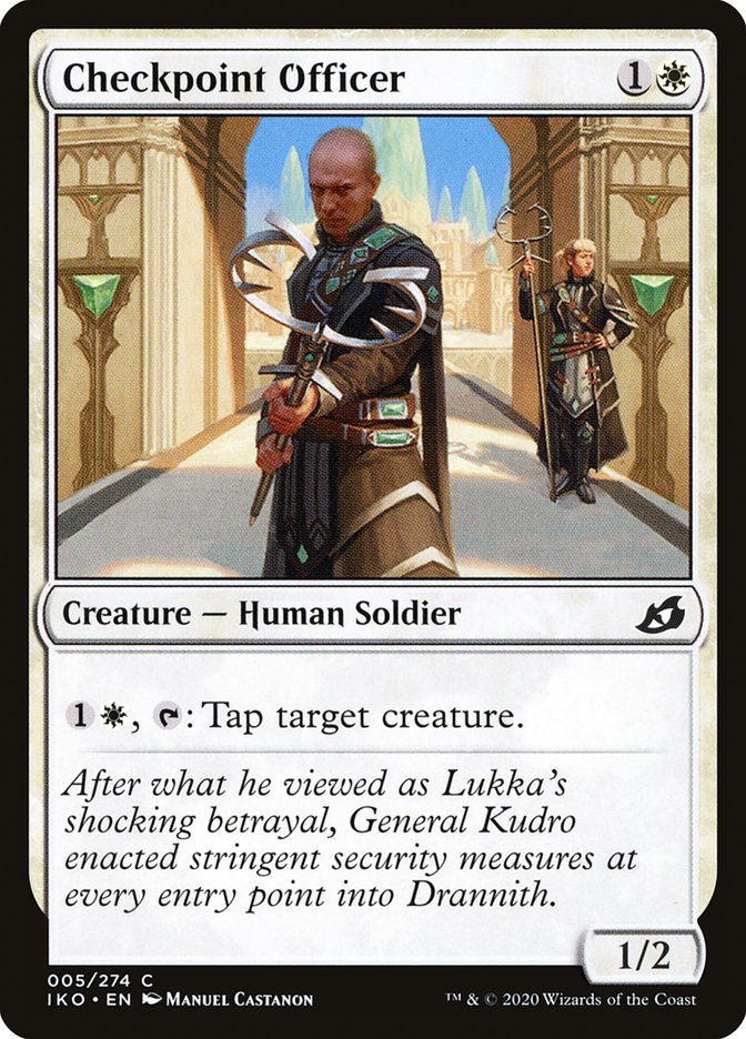 Checkpoint Officer [Ikoria: Lair of Behemoths] | Cracking-Singles