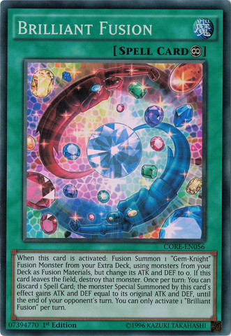 Brilliant Fusion [CORE-EN056] Super Rare | Cracking-Singles